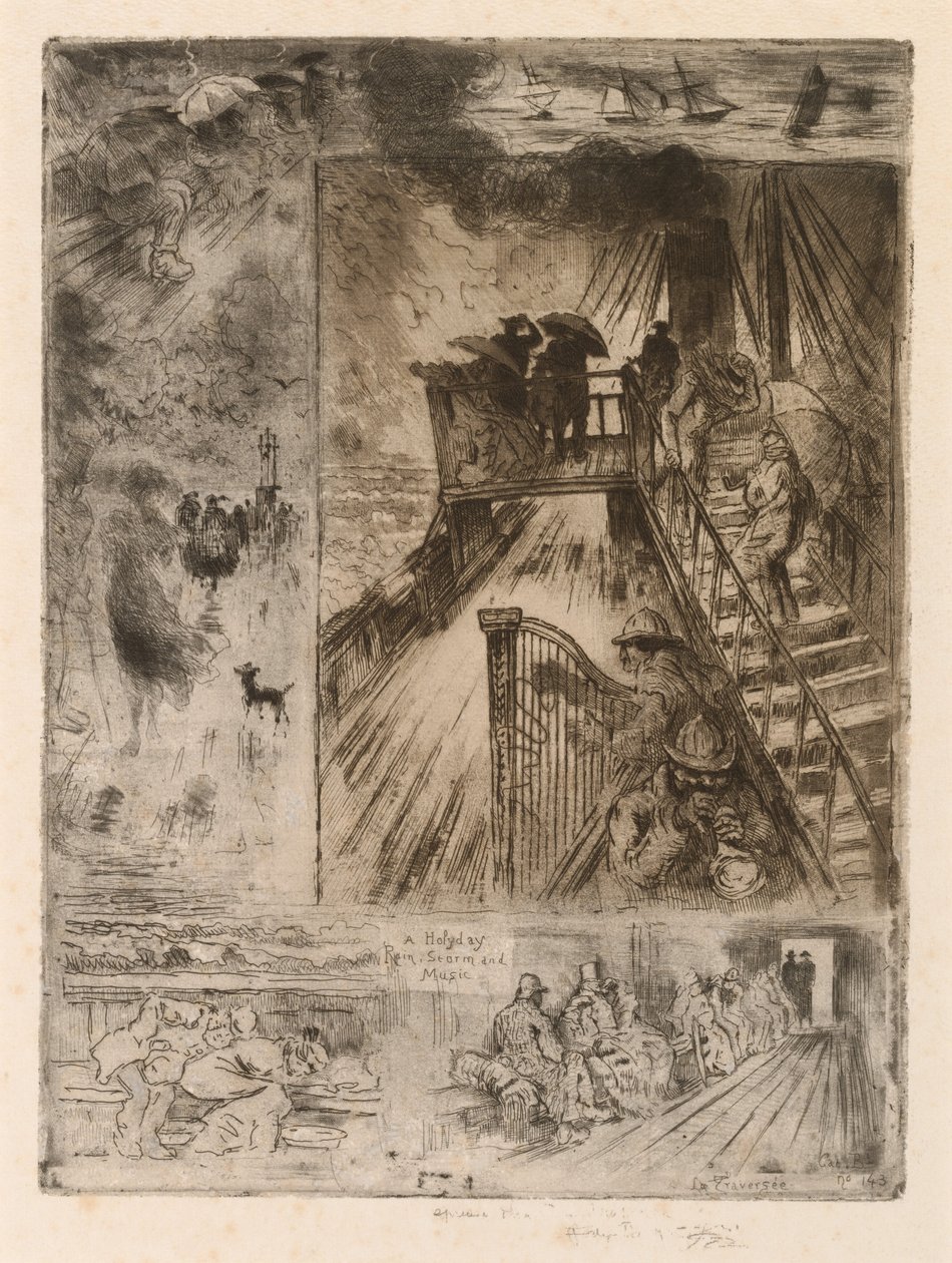 Der Durchgang von Felix Hilaire Buhot