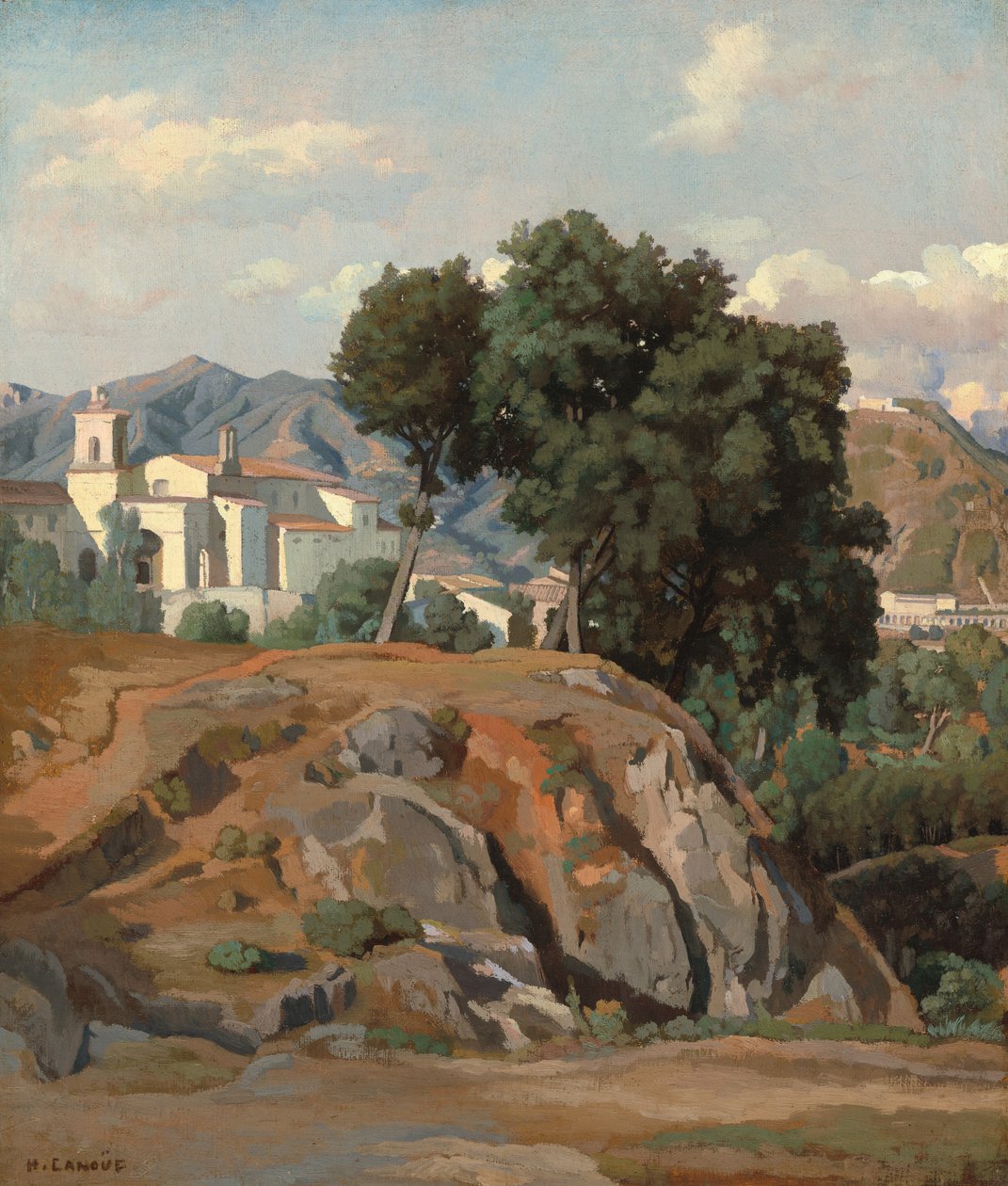 Ansicht von La Cava von Felix Hippolyte Lanoue