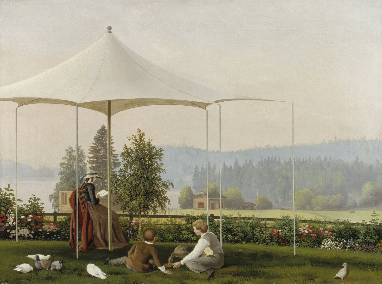 Im Garten von Haminalahti von Ferdinand von Wright