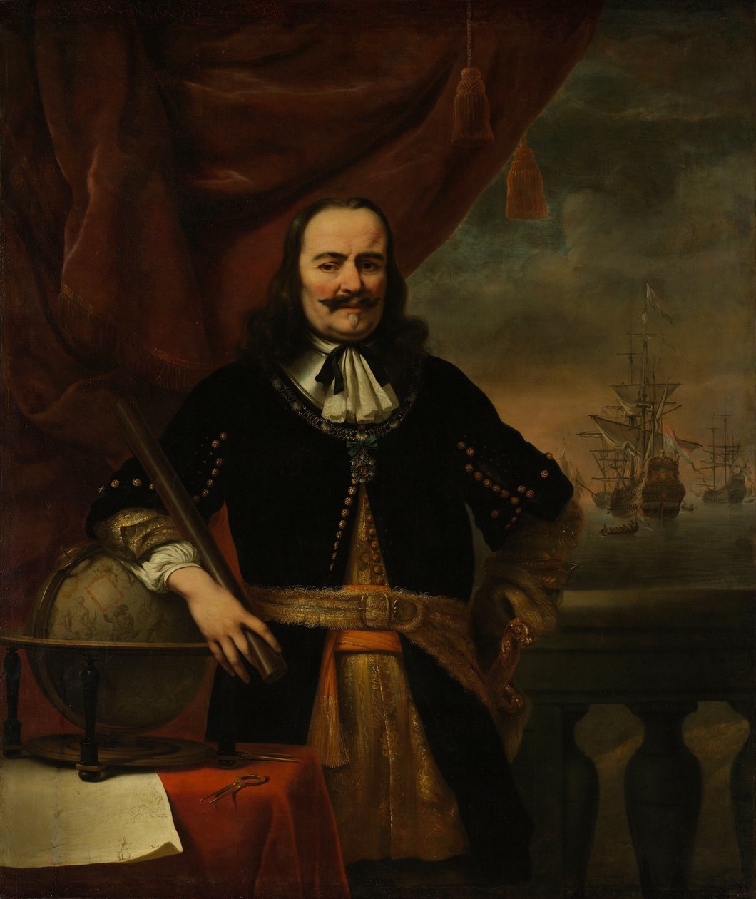 Porträt von Michiel de Ruyter von Ferdinand Bol