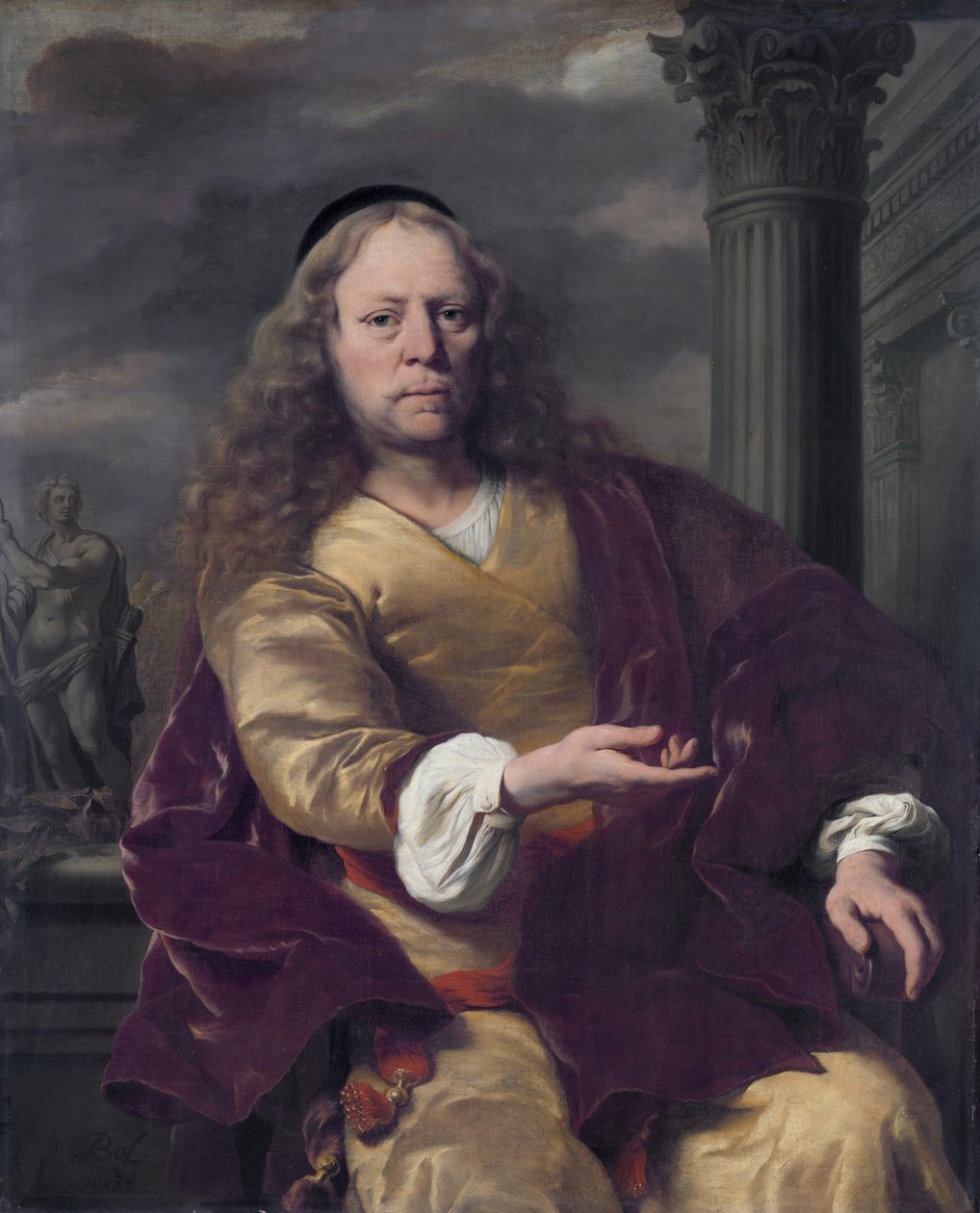 Porträt eines Mannes von Ferdinand Bol