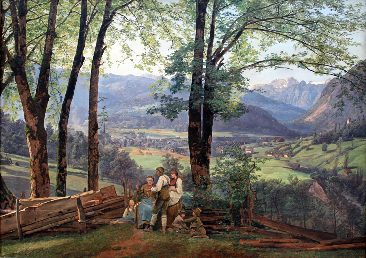 Blick auf Ischl von Ferdinand Georg Waldmuller