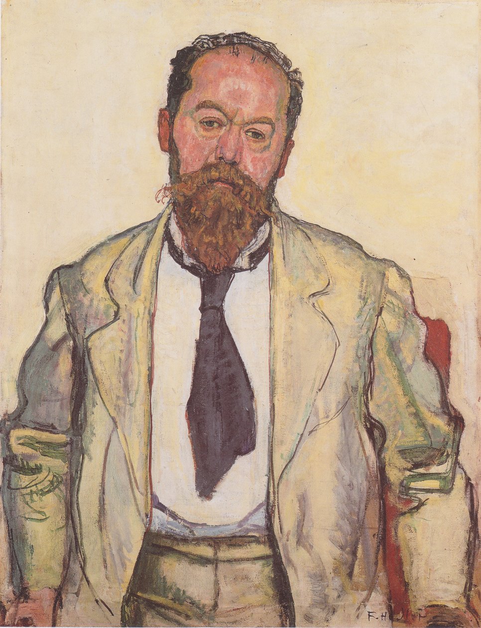 Bildnis Mathias Morhardt von Ferdinand Hodler