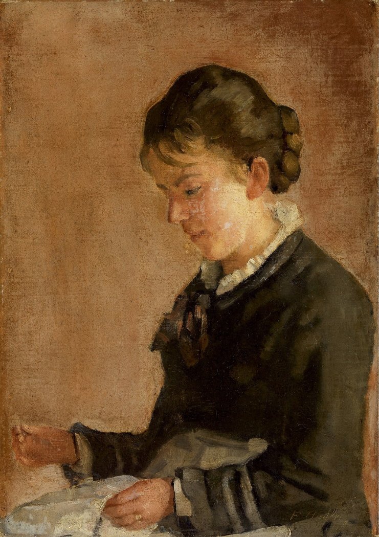 Bildnis von Fräulein Lina Kyburz von Ferdinand Hodler