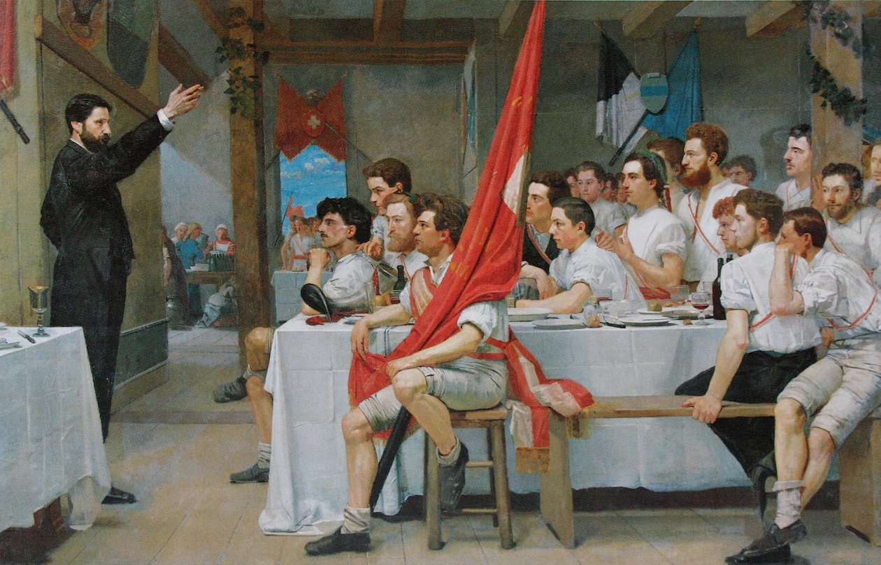 Das Turnerbankett von Ferdinand Hodler