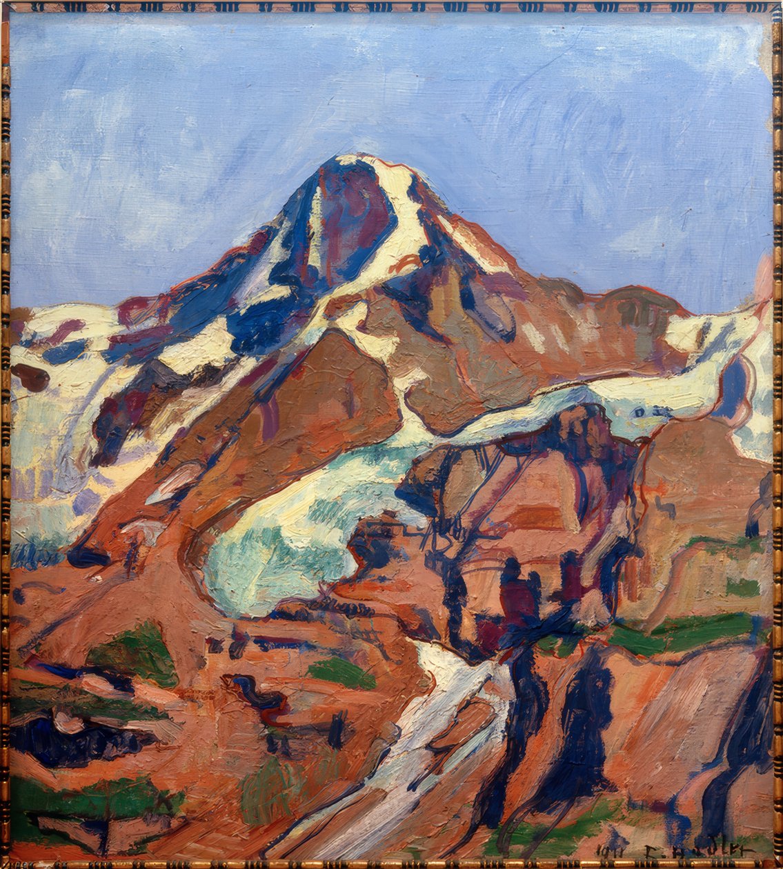 Der Mönch, 1911 von Ferdinand Hodler
