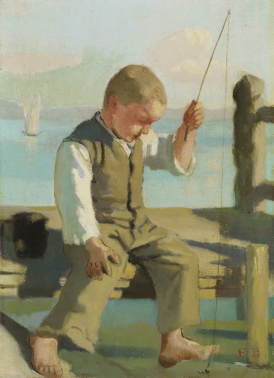 Der kleine Fischer von Ferdinand Hodler