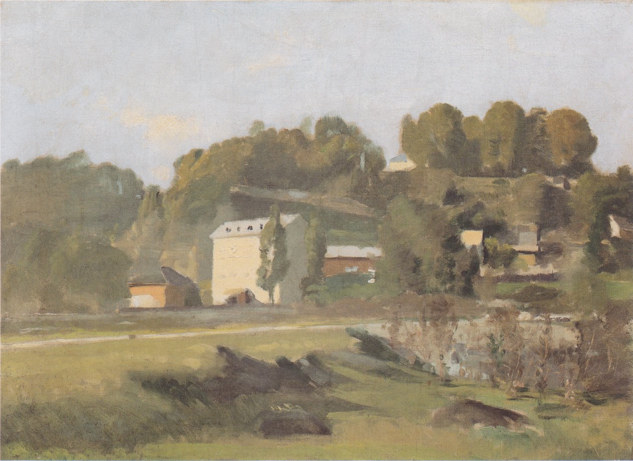 Die Mühle von Sousterre bei Genf von Ferdinand Hodler