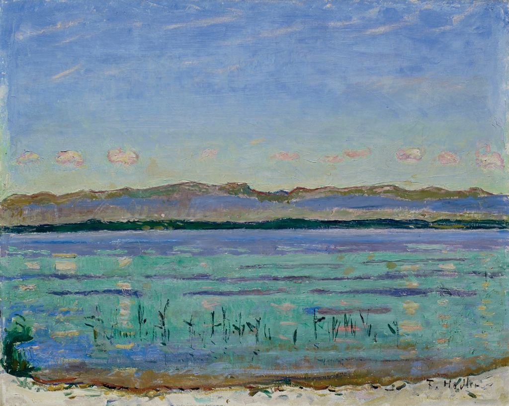 Genfersee mit Jura von Ferdinand Hodler