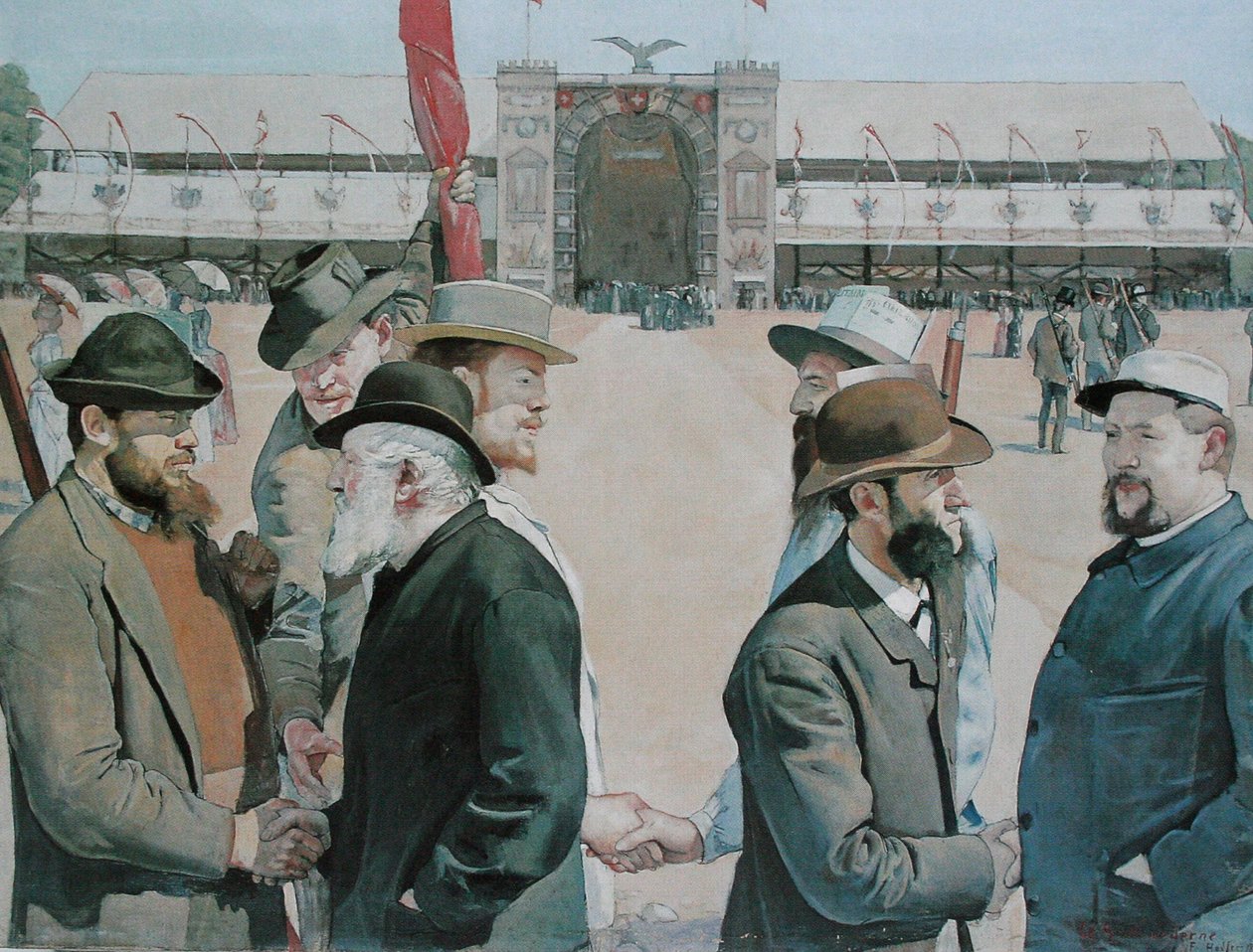 Modern Rütli von Ferdinand Hodler