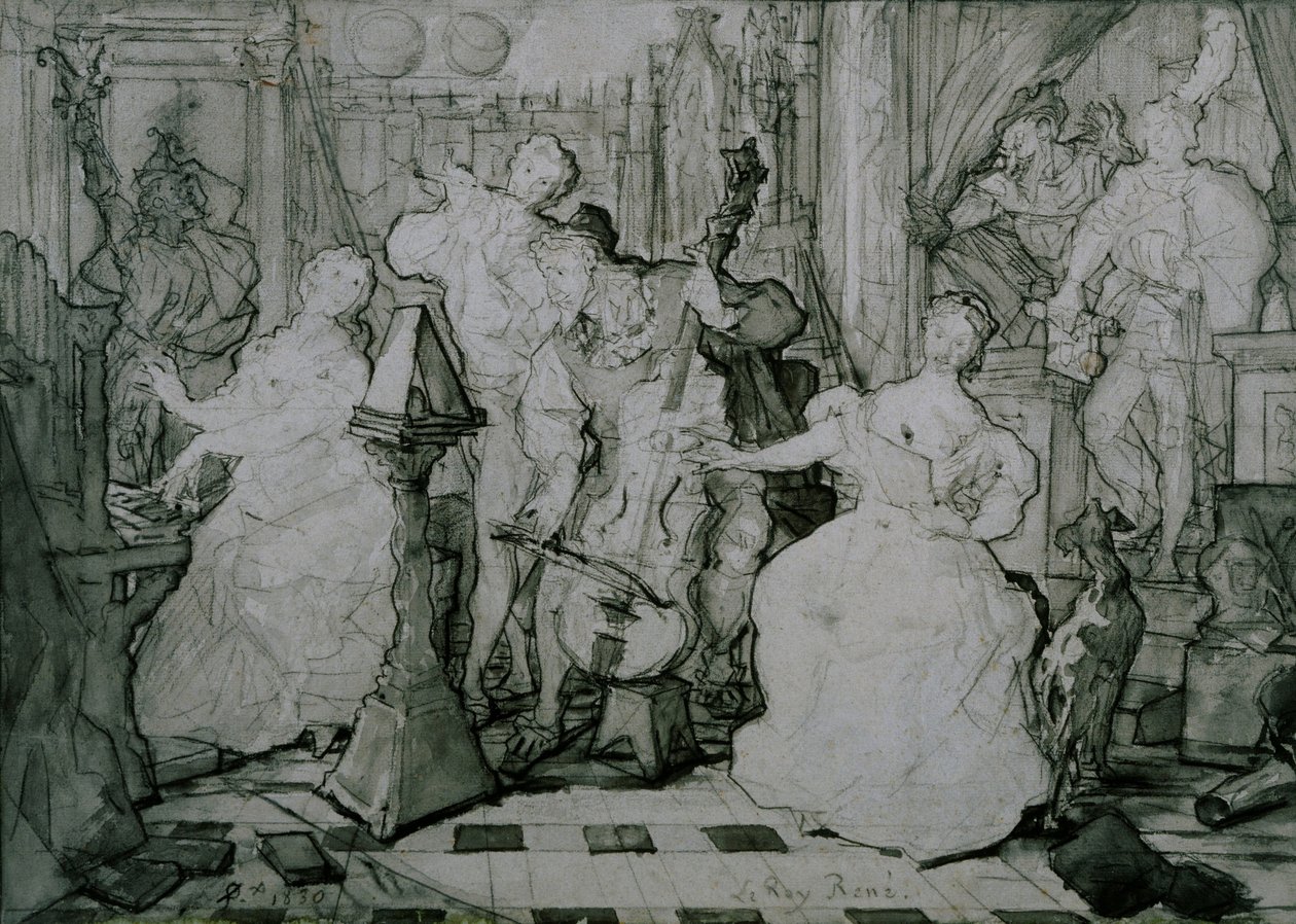 Le Roy René von Ferdinand Victor Eugene Delacroix