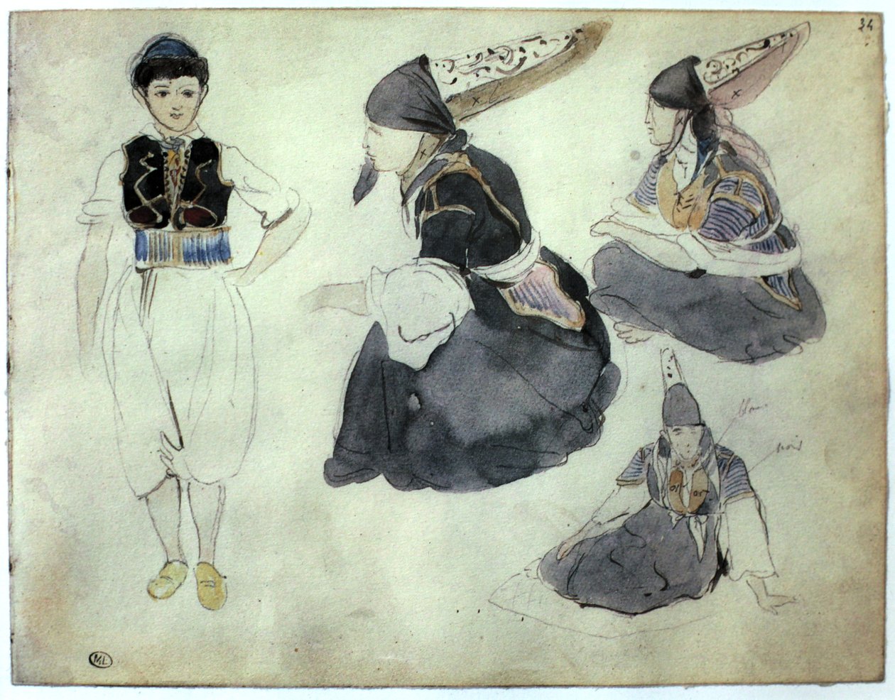 Marokko von Ferdinand Victor Eugene Delacroix