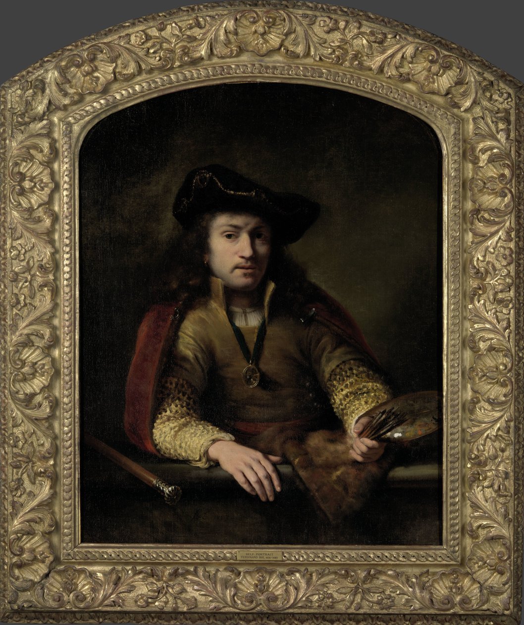 Selbstporträt von Ferdinand Bol (signed by artist)