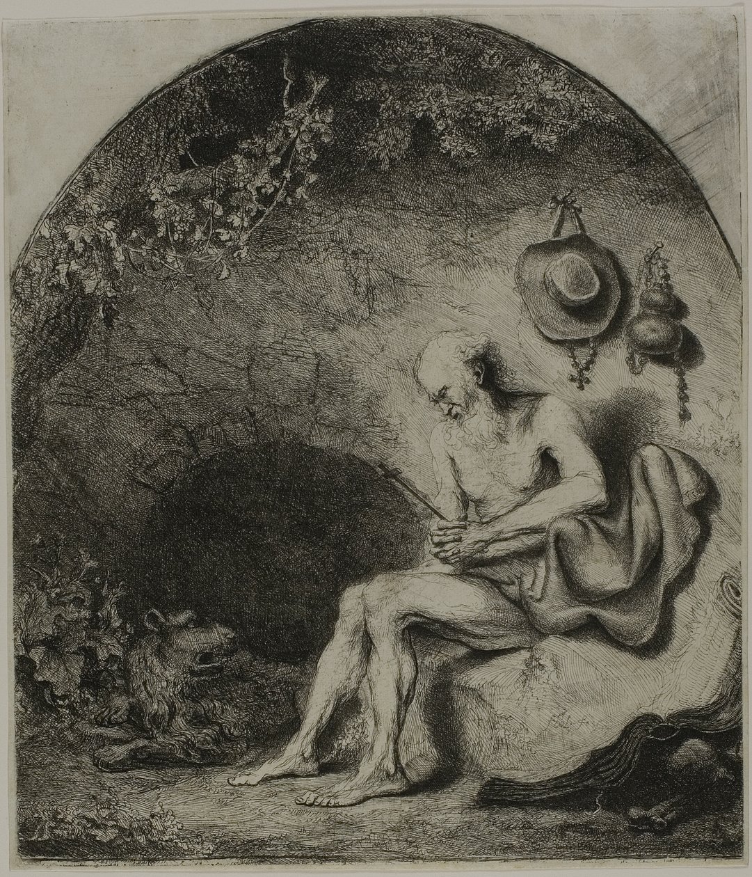Heiliger Hieronymus in Buße von Ferdinand Bol