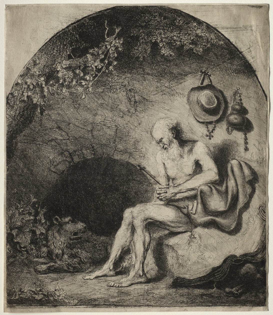 Der heilige Hieronymus in der Buße von Ferdinand Bol