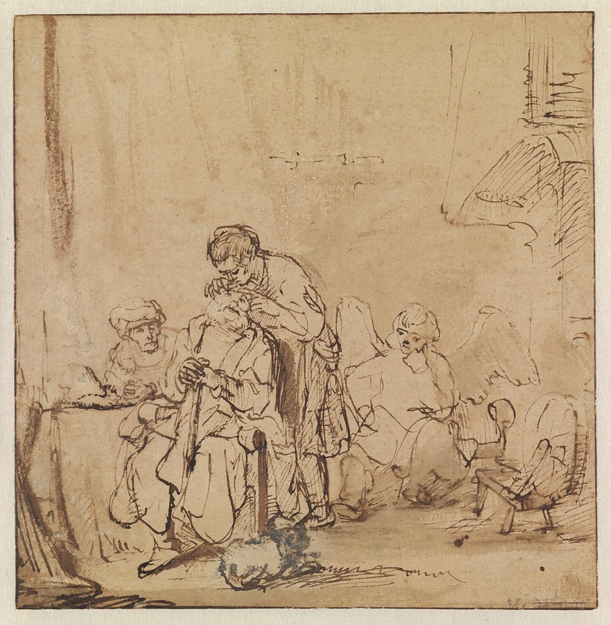 Die Heilung des Tobit von Ferdinand Bol