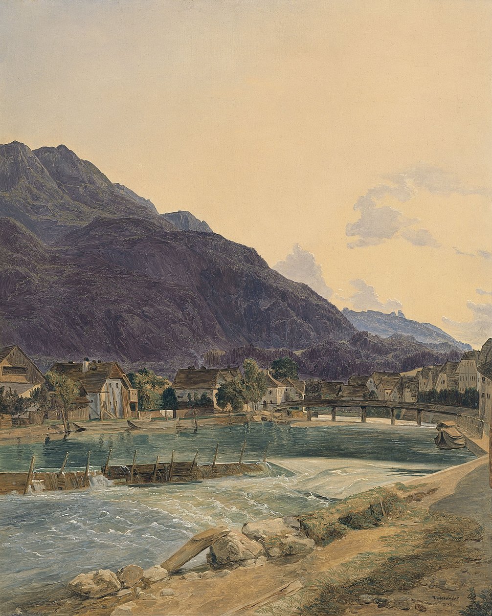 Bad Ischl von Ferdinand Georg Waldmuller