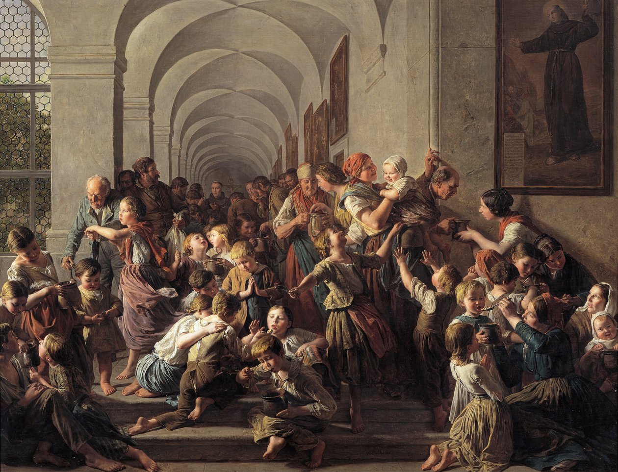 Die Klostersuppe von Ferdinand Georg Waldmuller