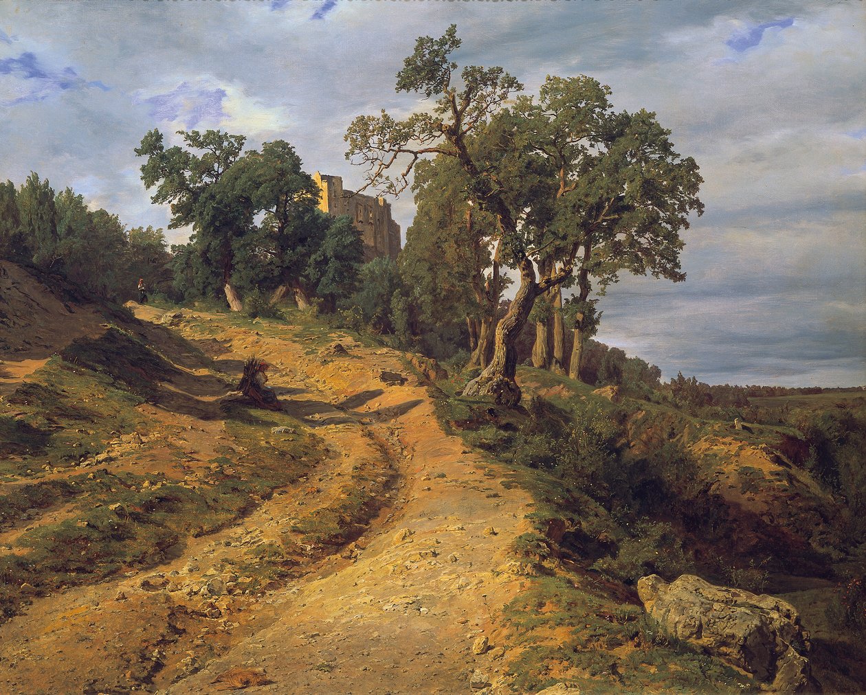 Die Ruine Liechtenstein bei Mödling von Ferdinand Georg Waldmuller