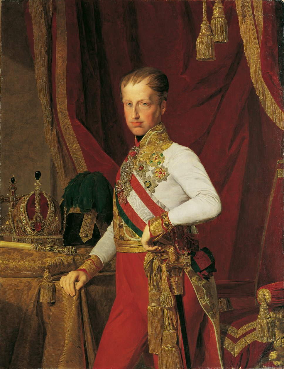 Kaiser Ferdinand I. von Österreich von Ferdinand Georg Waldmuller