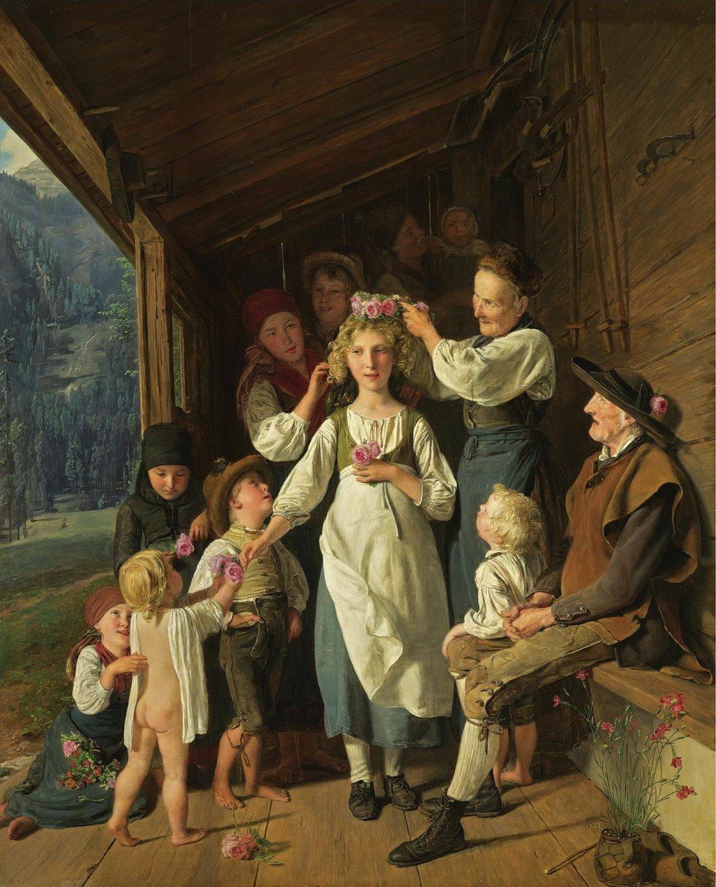 Die Brautjungfer von Ferdinand Georg Waldmuller
