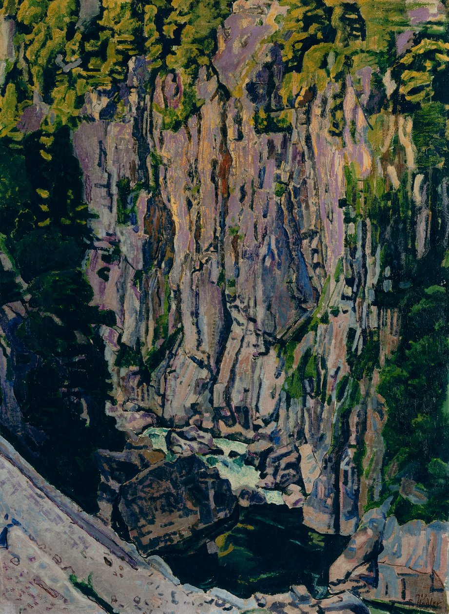 Aareschlucht von Ferdinand Hodler