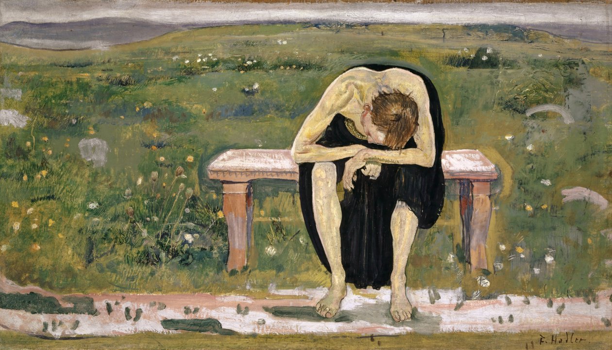 Enttäuschte Seele von Ferdinand Hodler