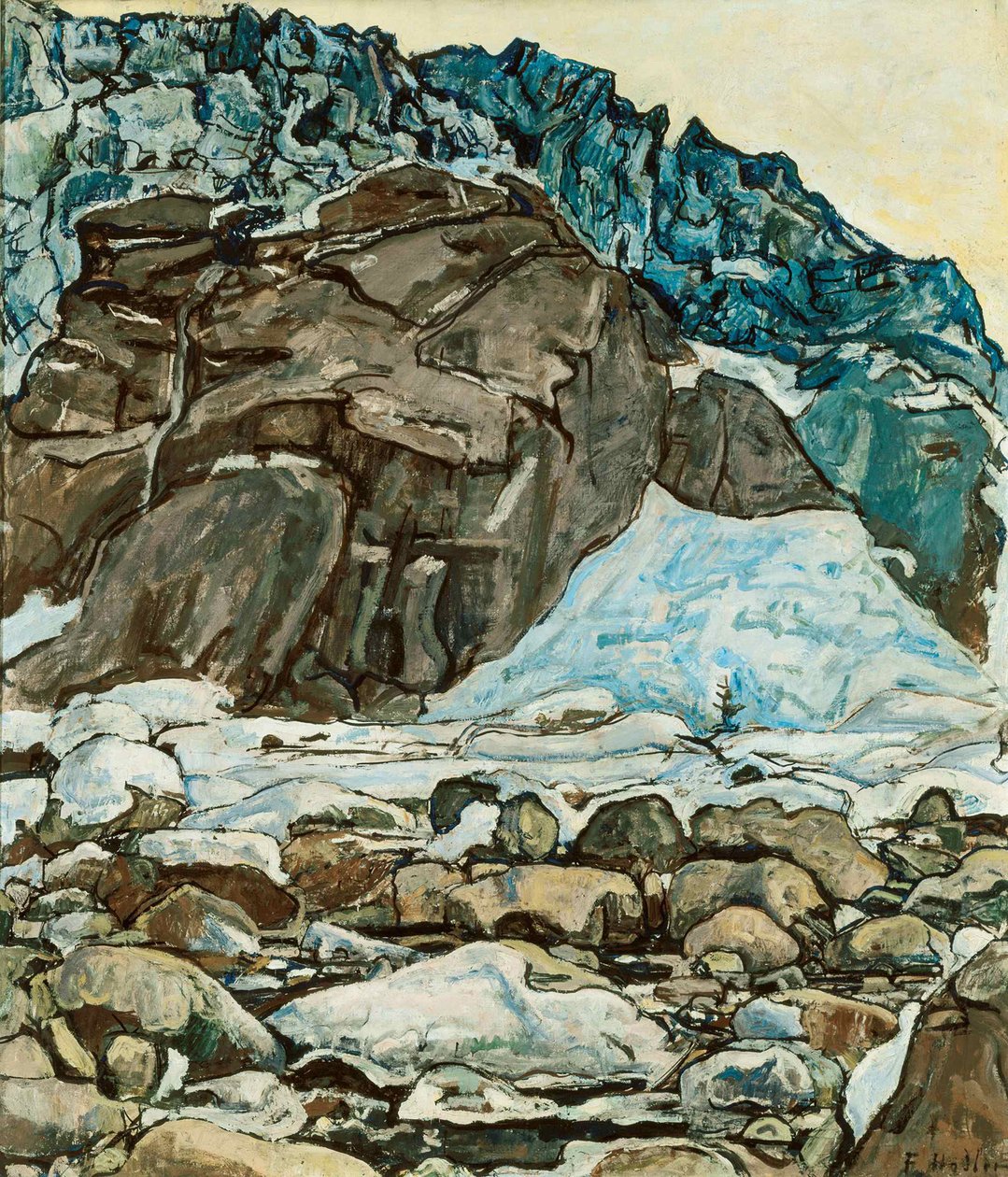 Grindelwald-Gletscher, 1912 von Ferdinand Hodler