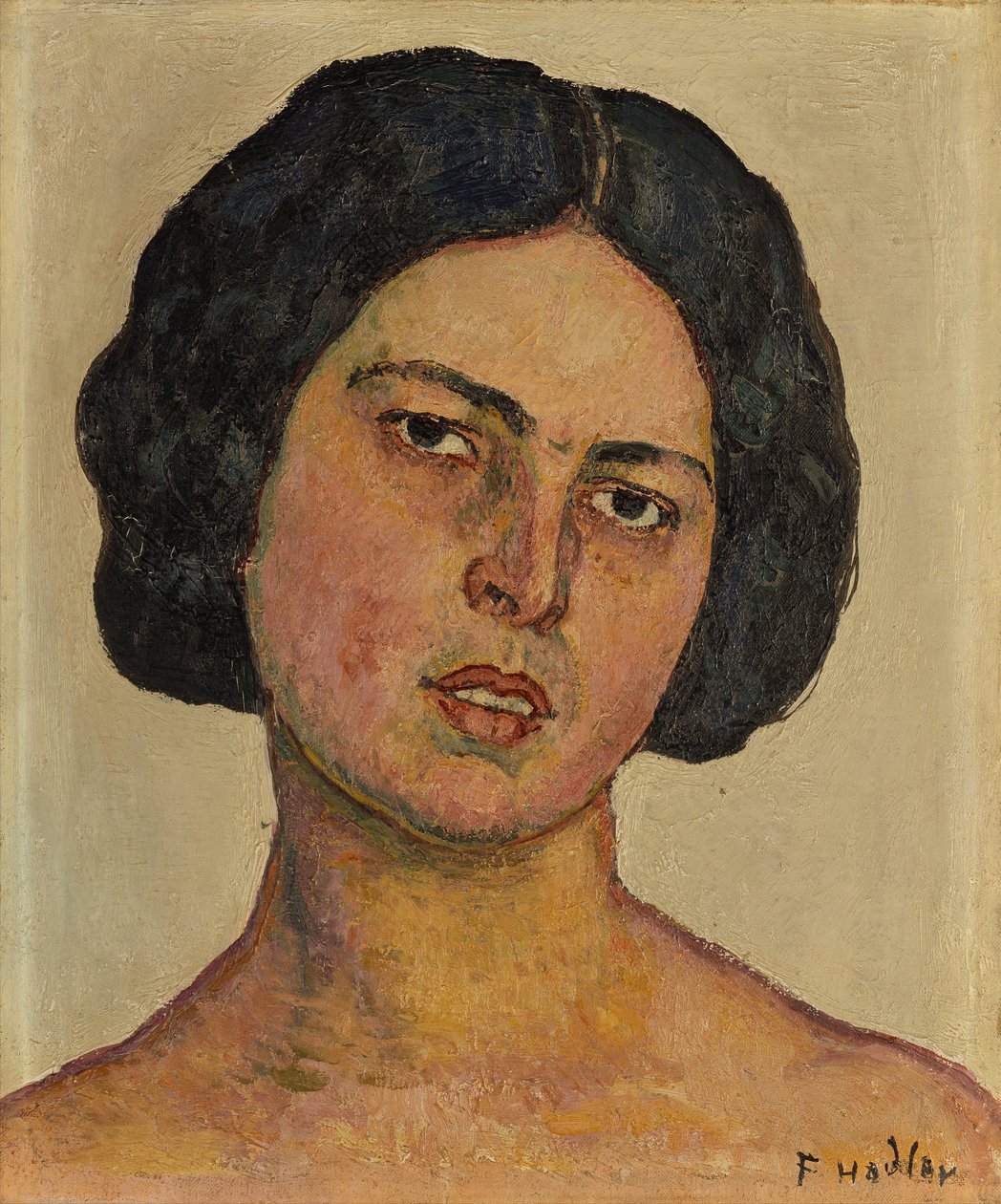 Porträt von Giulia Leonardi von Ferdinand Hodler