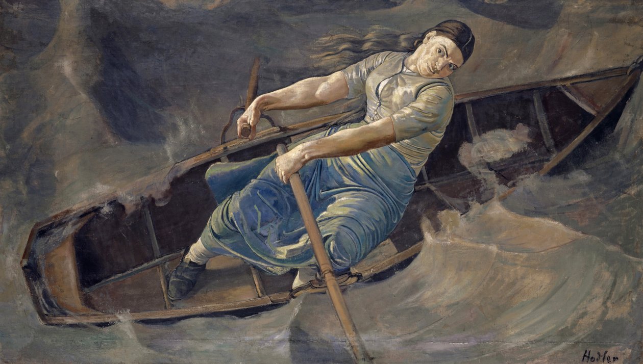 Die kühne Frau, 1886 von Ferdinand Hodler