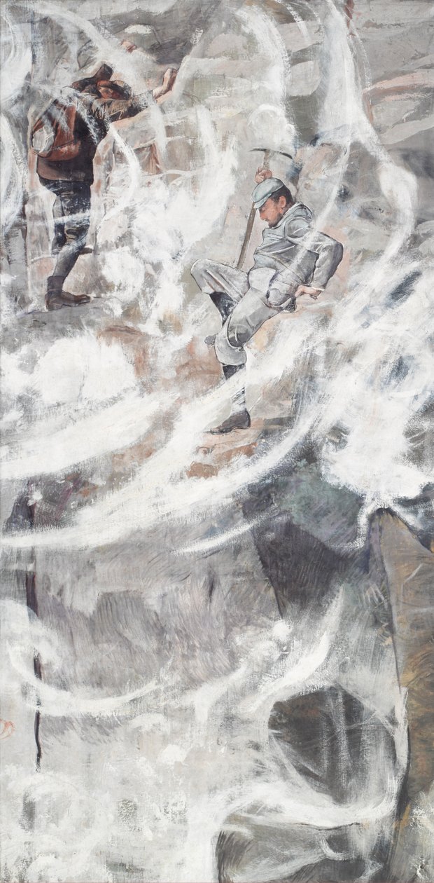 Der Aufstieg, 1894 von Ferdinand Hodler