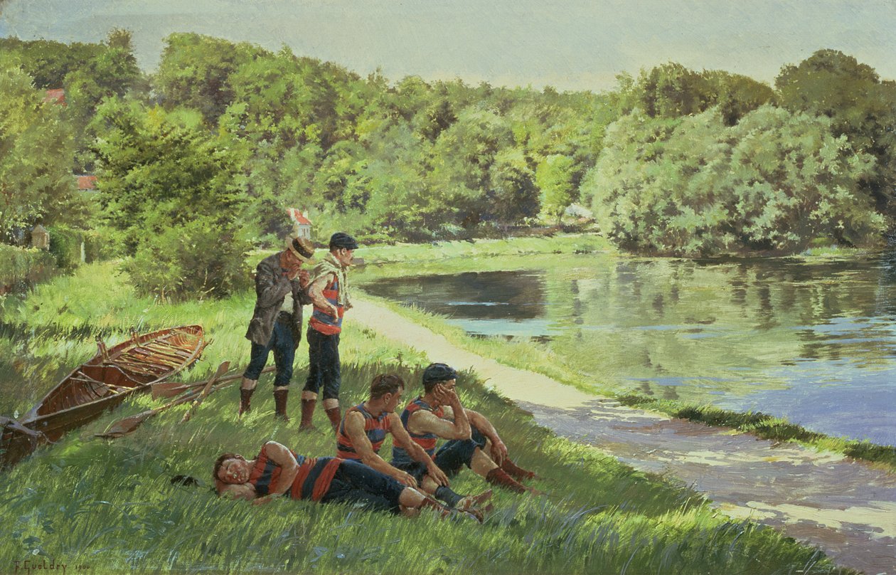 Das Team ruht von Ferdinand Joseph Gueldry