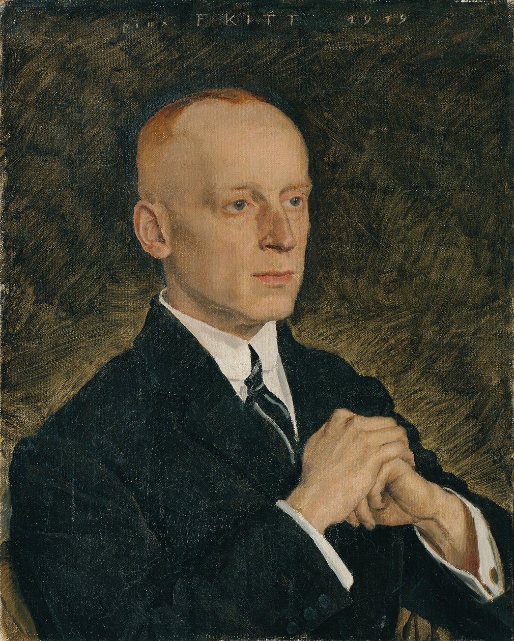 Herrenbildnis von Ferdinand Kitt