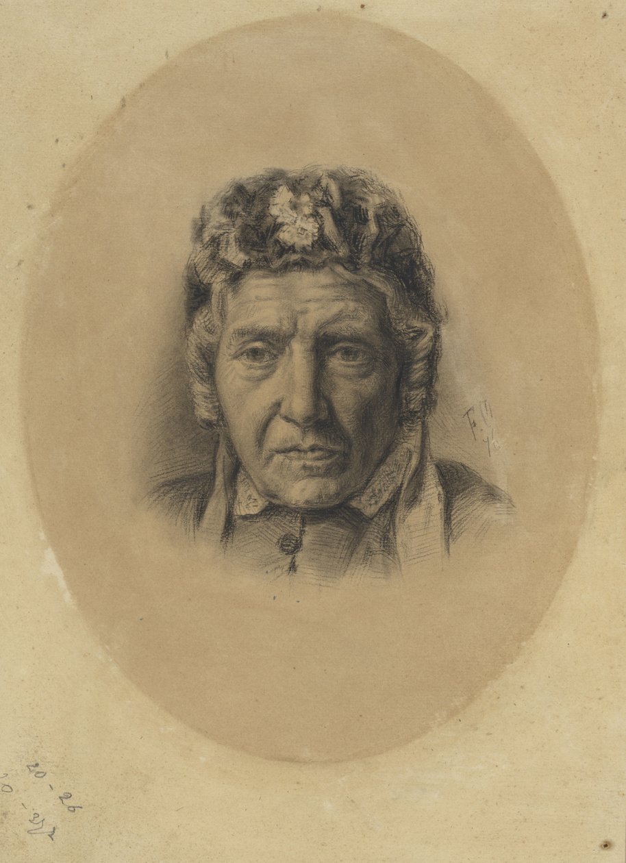 Porträt von J.M. Vogelsang von Ferdinand Oldewelt