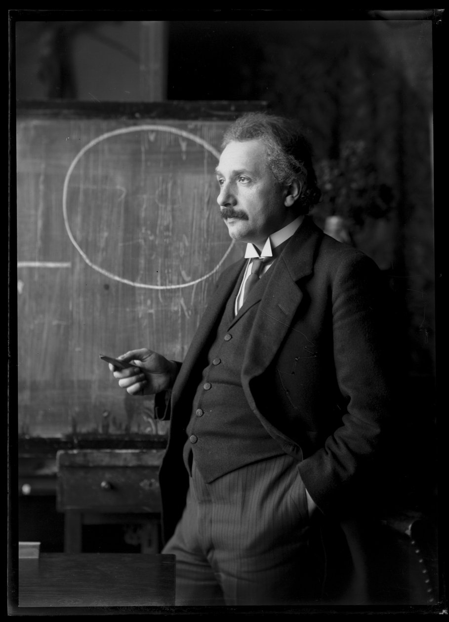 Bild von Albert Einstein (1879-1955) von Ferdinand Schmutzer