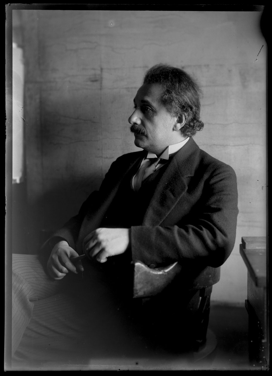 Bild von Albert Einstein (1879-1955) von Ferdinand Schmutzer
