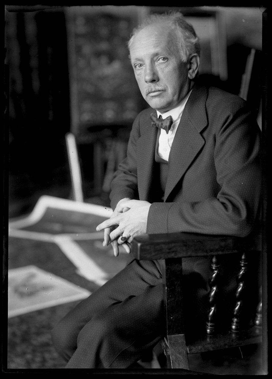 Bild von Richard Strauss (1864-1949) von Ferdinand Schmutzer