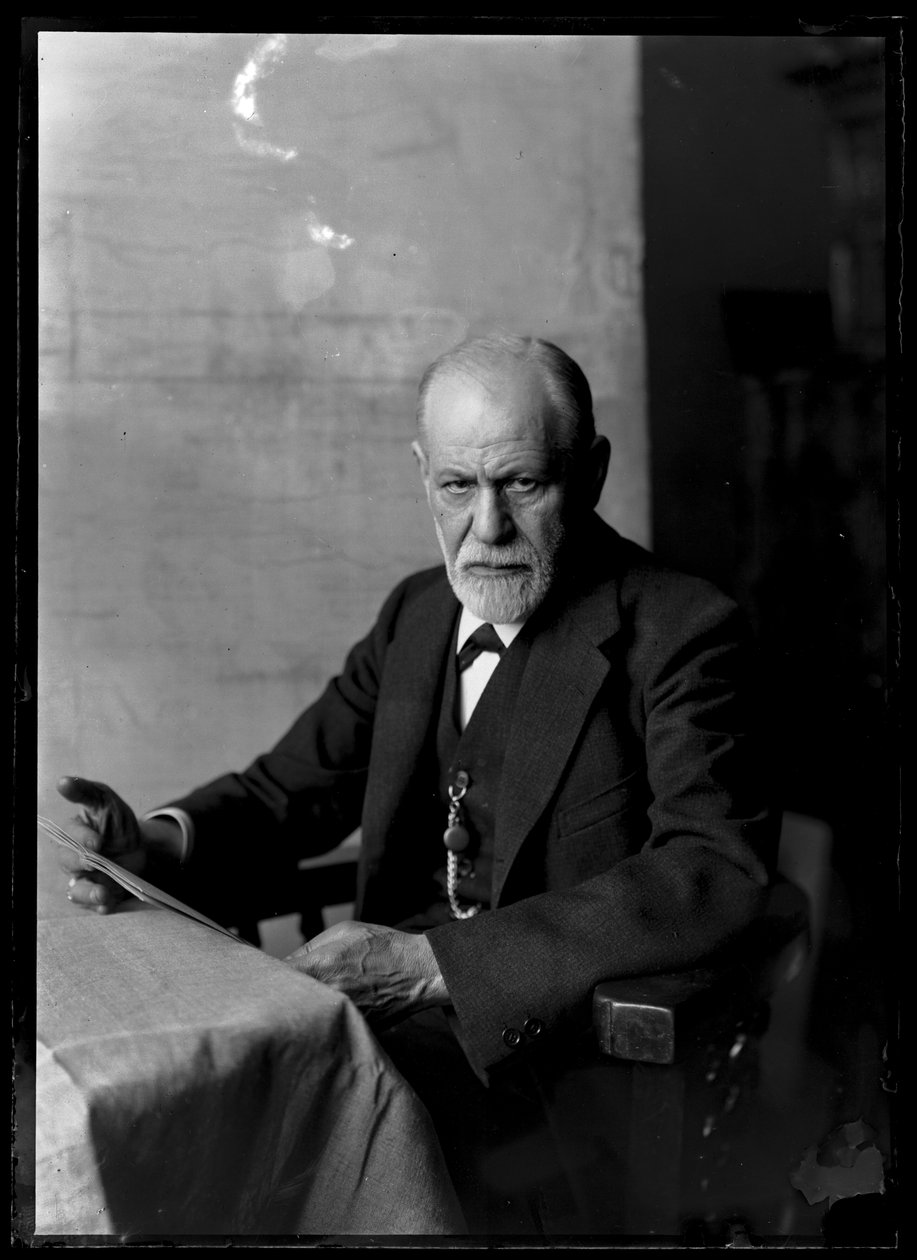 Bild von Sigmund Freud (1856-1939) von Ferdinand Schmutzer