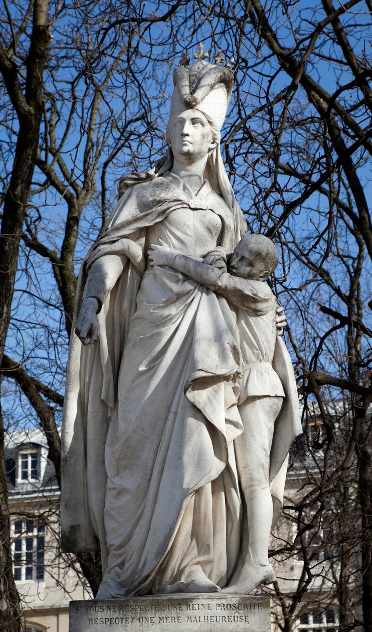 Statue von Margarete von Anjou (Marmor) von Ferdinand Taulet