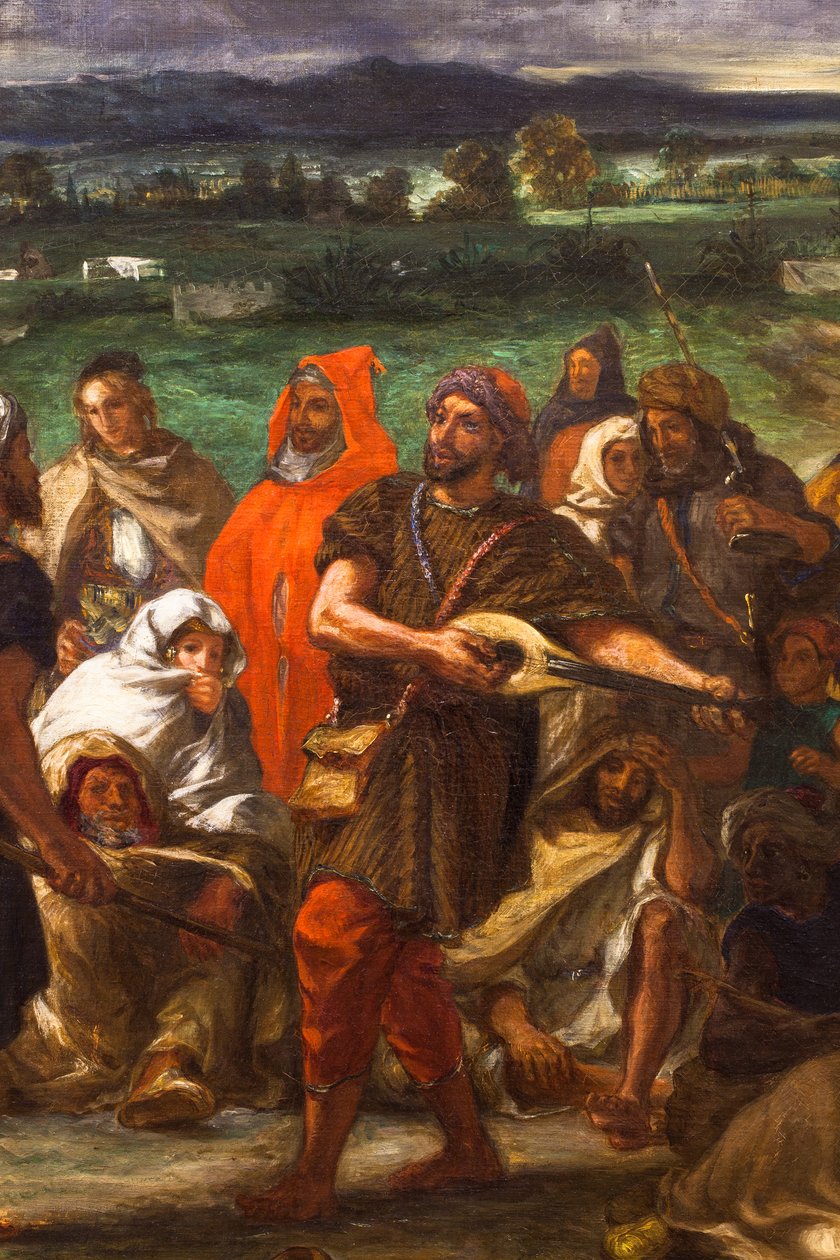 Komödianten oder arabische Spaßmacher von Ferdinand Victor Eugene Delacroix