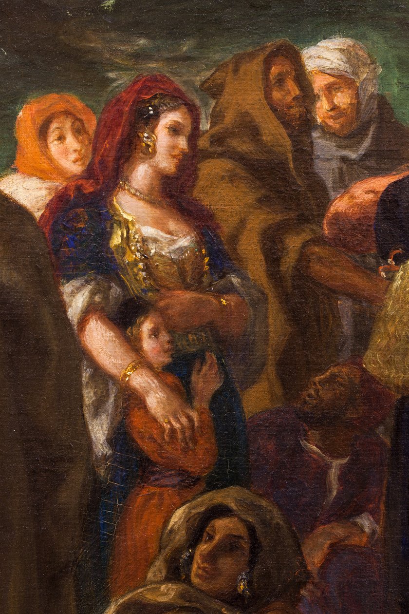 Komödianten oder arabische Spaßmacher von Ferdinand Victor Eugene Delacroix