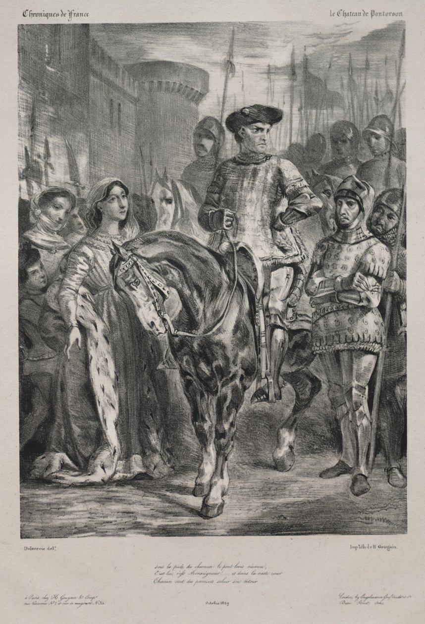 Duguesclin, 1829 von Ferdinand Victor Eugene Delacroix