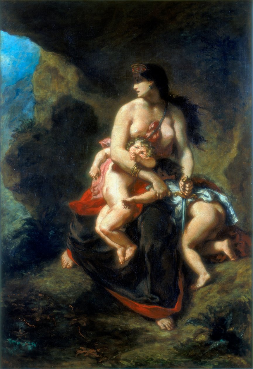 Medea von Ferdinand Victor Eugene Delacroix
