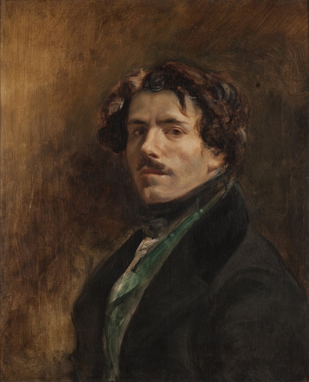 Selbstporträt von Ferdinand Victor Eugene Delacroix