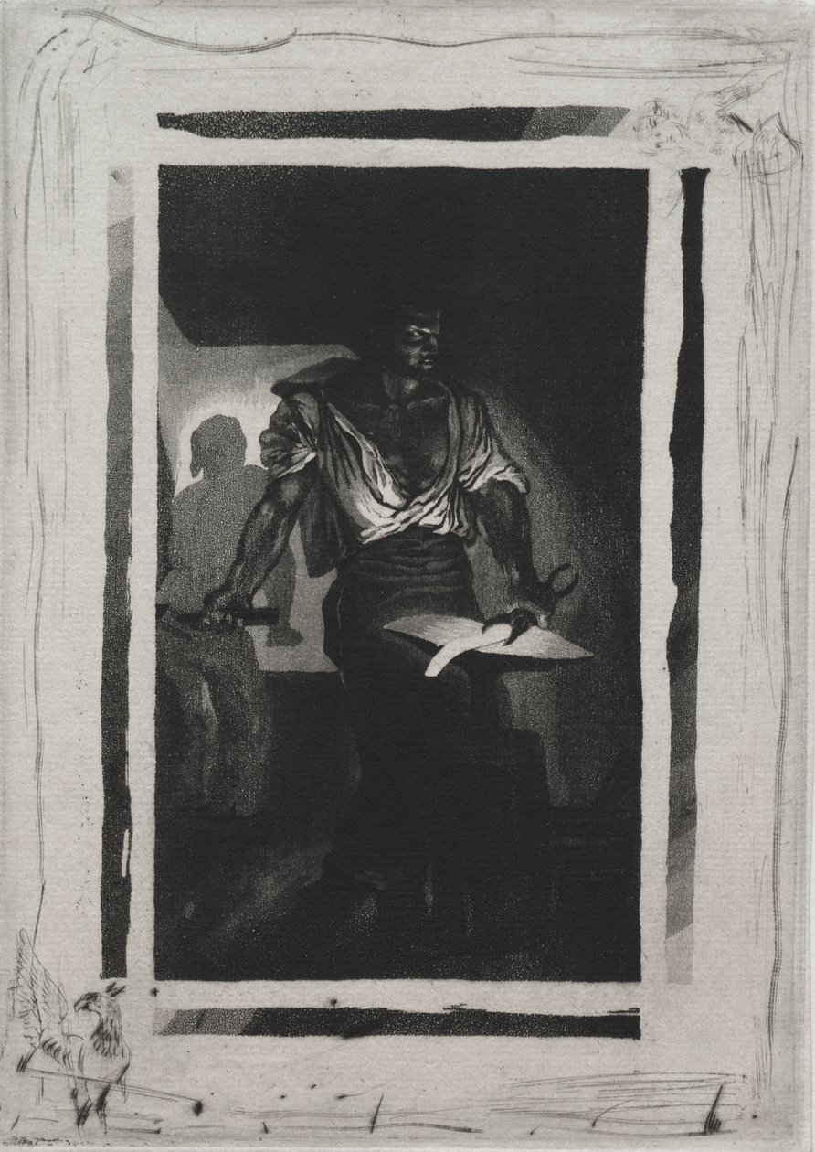 Der Schmied von Ferdinand Victor Eugene Delacroix