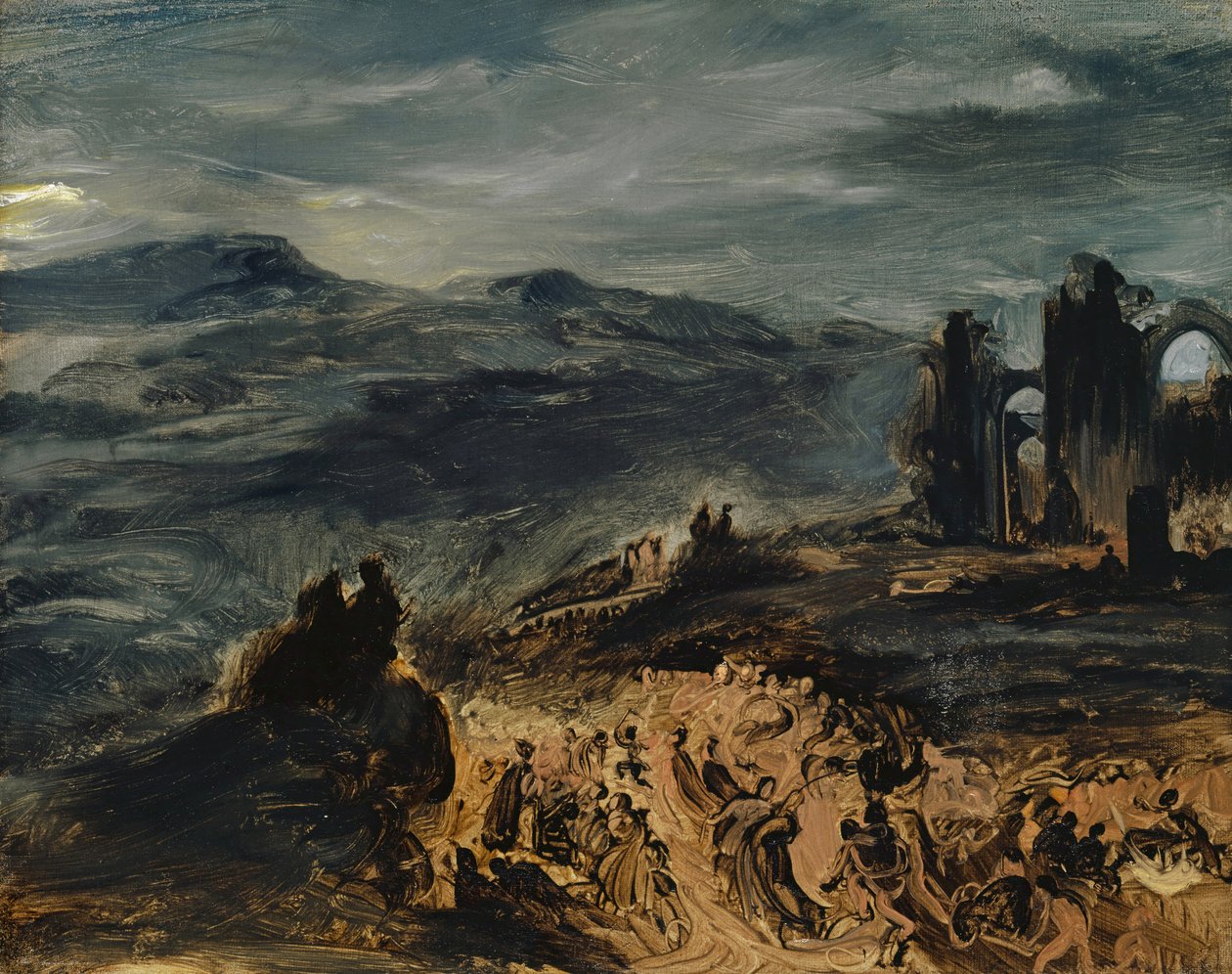 Hexensabbat von Ferdinand Victor Eugene Delacroix