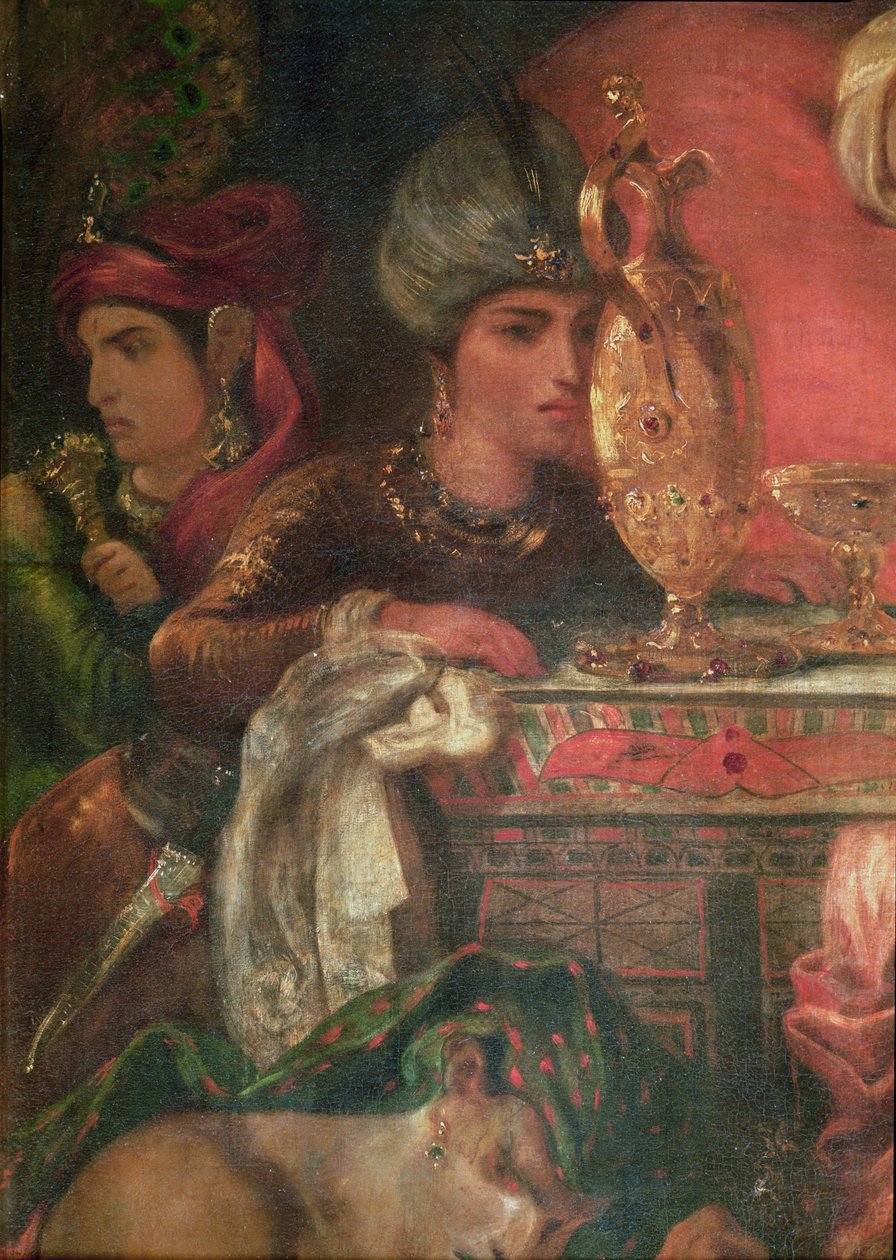 Der Tod von Sardanapalus von Ferdinand Victor Eugene Delacroix