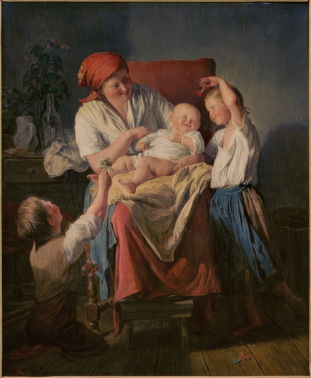 Mutterglück von Ferdinand Waldmüller