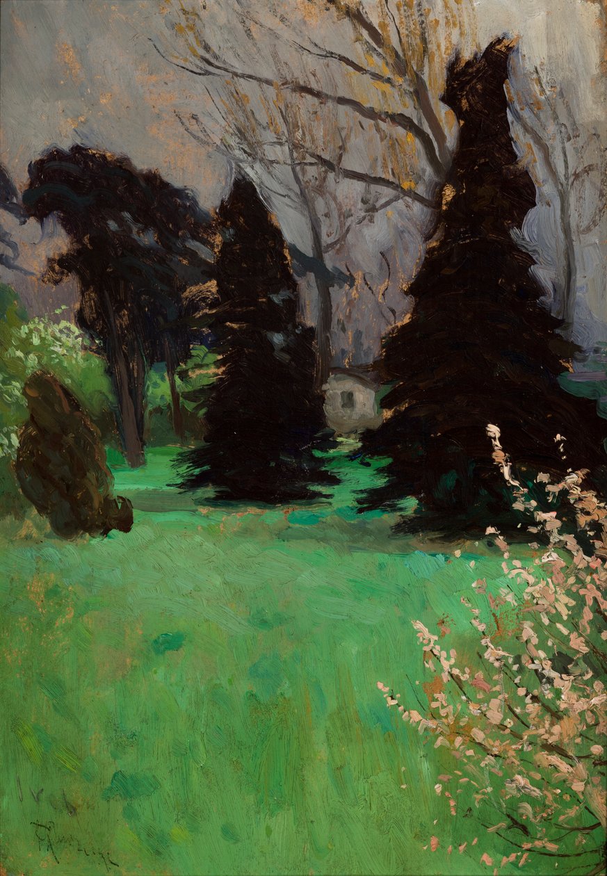 Park bei Włochy nahe Krakau von Ferdynand Ruszczyc
