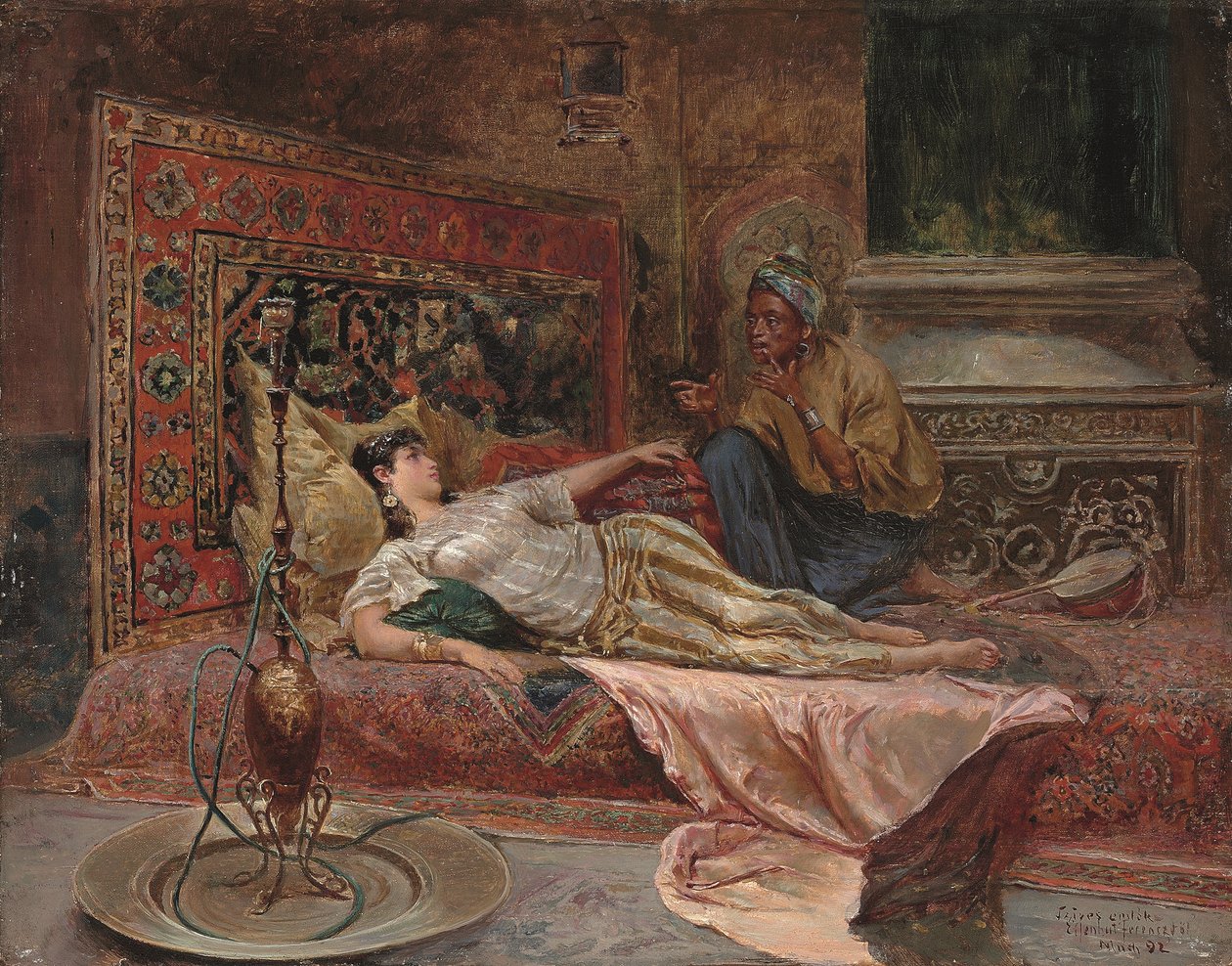 Liegende Odaliske von Ferencz Frans Eisenhut